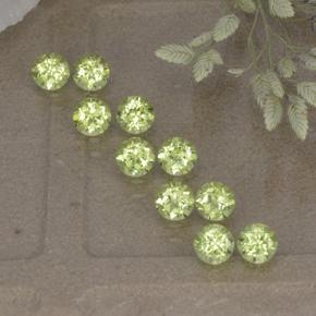 0.1ct Round Facet Lively Green Peridot for sale thumb image of 0.1ct Round Facet Lively Green Peridot (ID: 498208)