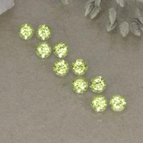 0.1ct Round Facet Lively Green Peridot Gem for sale 0.1ct Round Facet Lively Green Peridot Gem (ID: 498248)