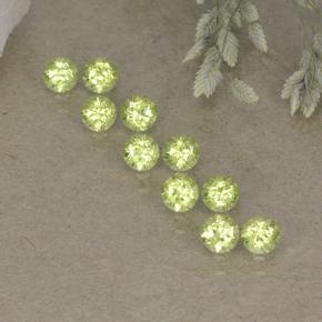 0.1ct Round Facet Lively Green Peridot Gem for sale 0.1ct Round Facet Lively Green Peridot Gem (ID: 498251)