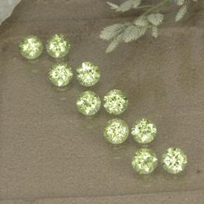 0.1ct Round Facet Lively Green Peridot Gem for sale 0.1ct Round Facet Lively Green Peridot Gem (ID: 498550)