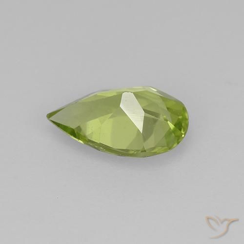 Peridot Gemstone in 6.5 x 4.4 mm Size for Sale, Peridot Stone in Light Lively Green Color