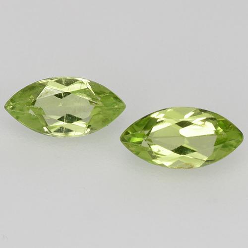 Light Lively Green Peridot Gem - 0.3ct Marquise Facet (ID: 525306)