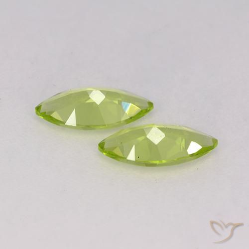 Peridot Gemstones in 8.1 x 4.1 mm Size for Sale, Peridot Stones in Lively Green Color