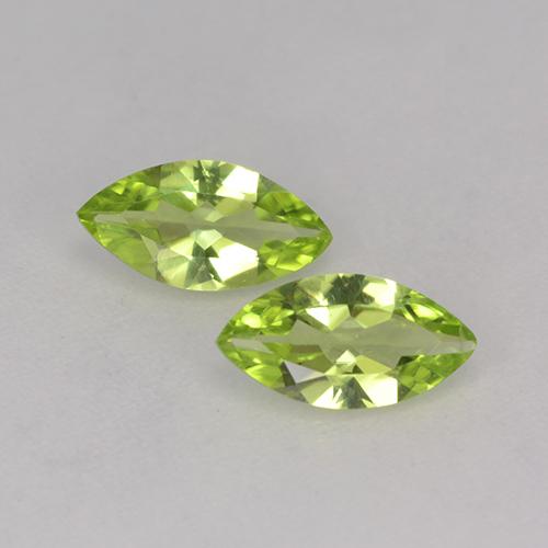 0.98 ct Marquise Cut Peridot, 7.9 x 4 mm From China, Photo A
