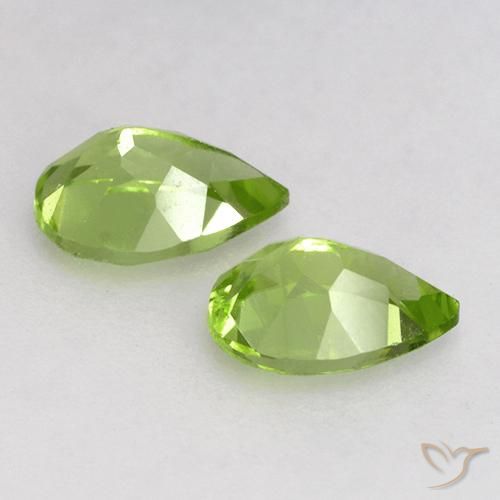 Peridot Gemstones in 6 x 4 mm (calibrated) Size for Sale, Peridot Stones in Medium Green Color