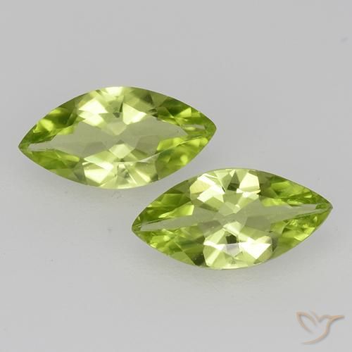 0.97ctw Natural Lively Green Peridot, Marquise, VVS-VS
