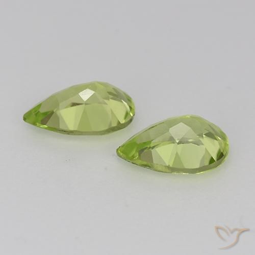 Peridot Gemstones in 6 x 4 mm (calibrated) Size for Sale, Peridot Stones in Light Lively Green Color