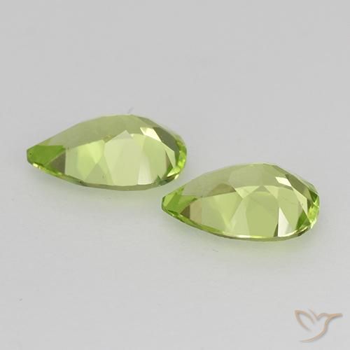 Peridot Gemstones in 6 x 4 mm (calibrated) Size for Sale, Peridot Stones in Light Lively Green Color