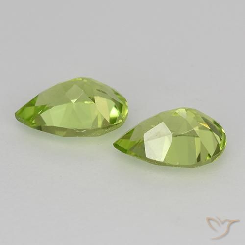 Peridot Gemstones in 6 x 4 mm (calibrated) Size for Sale, Peridot Stones in Light Lively Green Color