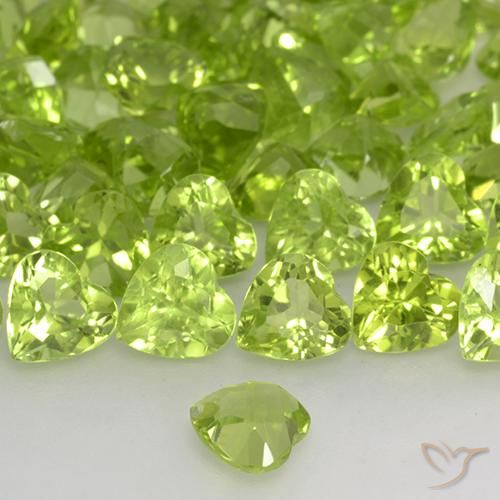 Peridot Gemstones in 5 x 5 mm (calibrated) Size for Sale, Peridot Stones in Yellowish Green Color