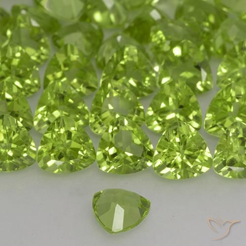 Peridot Gemstones in 5 x 5 mm (calibrated) Size for Sale, Peridot Stones in Lively Green Color