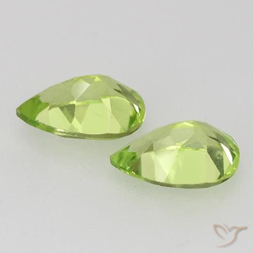 Peridot Gemstones in 6.1 x 4.2 mm Size for Sale, Peridot Stones in Light Lively Green Color