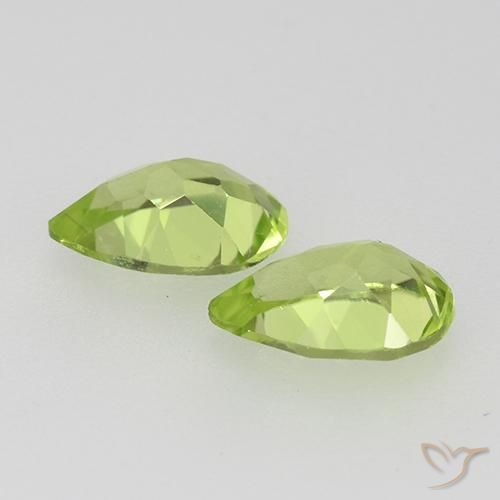 Peridot Gemstones in 6 x 4 mm (calibrated) Size for Sale, Peridot Stones in Light Lively Green Color