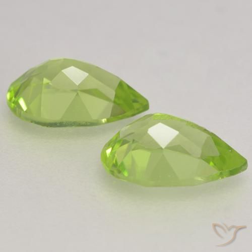 Peridot Gemstones in 6 x 4 mm (calibrated) Size for Sale, Peridot Stones in Medium Green Color