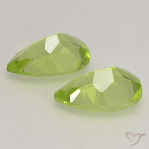 Peridot Gemstones in 6 x 4 mm (calibrated) Size for Sale, Peridot Stones in Light Lively Green Color