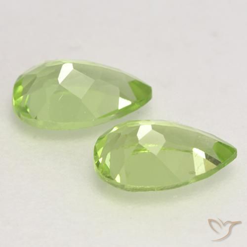 Peridot Gemstones in 6 x 4 mm (calibrated) Size for Sale, Peridot Stones in Light Lively Green Color
