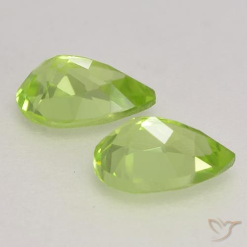 Peridot Gemstones in 6 x 4 mm (calibrated) Size for Sale, Peridot Stones in Light Lively Green Color
