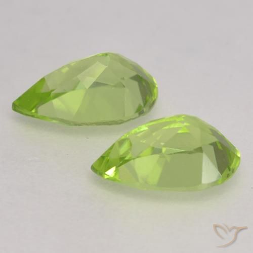 Peridot Gemstones in 6 x 4 mm (calibrated) Size for Sale, Peridot Stones in Light Lively Green Color