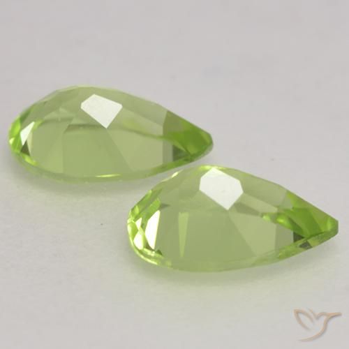 Peridot Gemstones in 6 x 4 mm (calibrated) Size for Sale, Peridot Stones in Light Lively Green Color