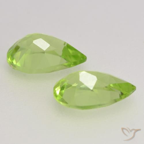 Peridot Gemstones in 6 x 4 mm (calibrated) Size for Sale, Peridot Stones in Light Lively Green Color