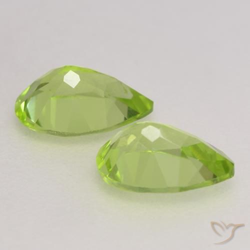 Peridot Gemstones in 6 x 4 mm (calibrated) Size for Sale, Peridot Stones in Medium Green Color
