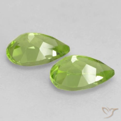 Peridot Gemstones in 6 x 4 mm (calibrated) Size for Sale, Peridot Stones in Light Lively Green Color