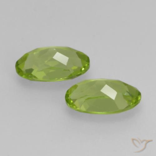 Peridot Gemstones in 6 x 4 mm (calibrated) Size for Sale, Peridot Stones in Lively Green Color