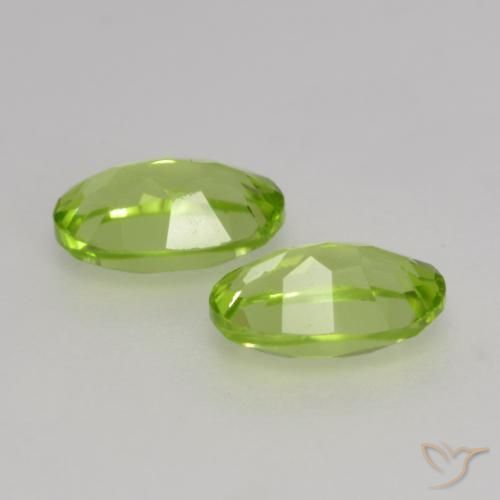 Peridot Gemstones in 6 x 4 mm (calibrated) Size for Sale, Peridot Stones in Lively Green Color