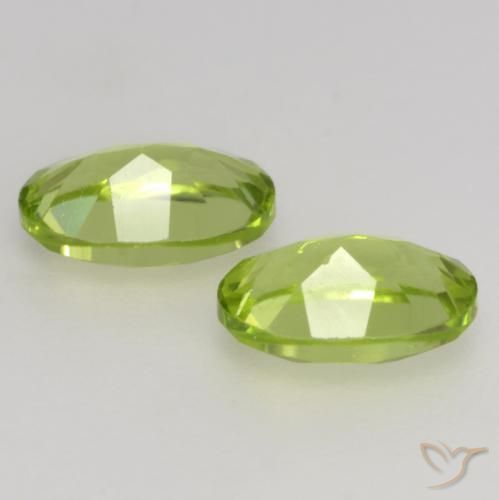 Peridot Gemstones in 6 x 4 mm (calibrated) Size for Sale, Peridot Stones in Medium Green Color