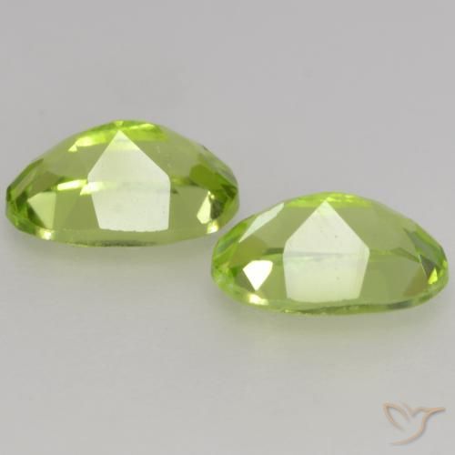 Peridot Gemstones in 6.2 x 4.3 mm Size for Sale, Peridot Stones in Lively Green Color
