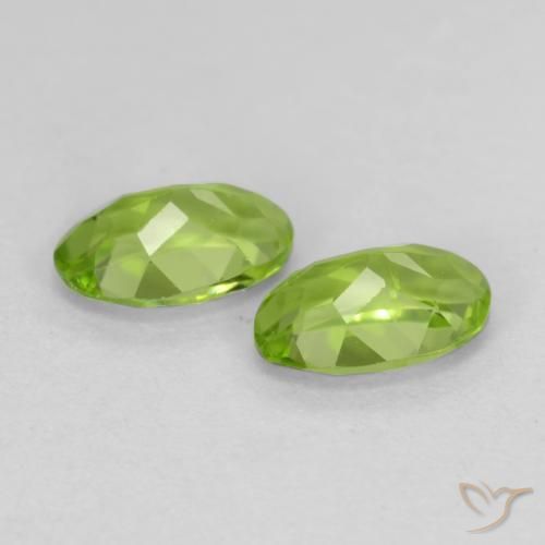Peridot Gemstones in 6 x 4 mm (calibrated) Size for Sale, Peridot Stones in Lively Green Color