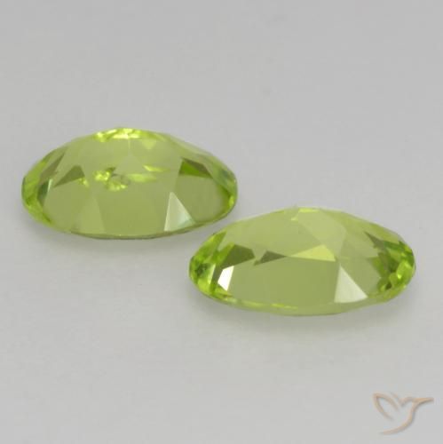 Peridot Gemstones in 6 x 4 mm (calibrated) Size for Sale, Peridot Stones in Light Lively Green Color