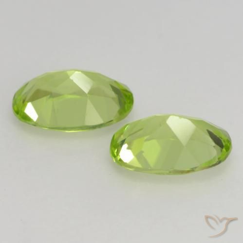 Peridot Gemstones in 6 x 4 mm (calibrated) Size for Sale, Peridot Stones in Light Lively Green Color