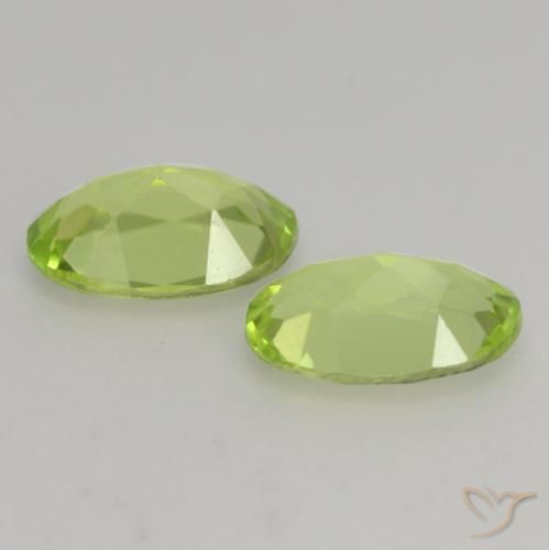 Peridot Gemstones in 6 x 4 mm (calibrated) Size for Sale, Peridot Stones in Light Lively Green Color