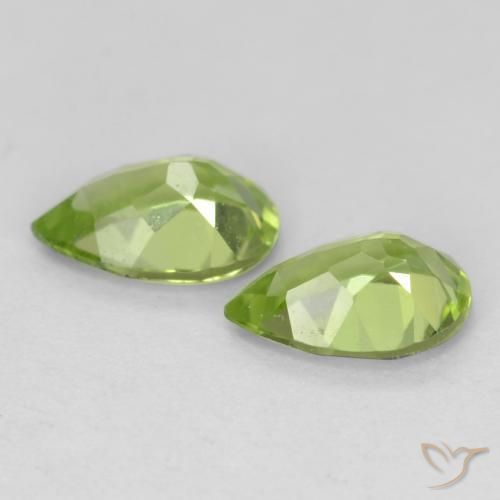 Peridot Gemstones in 6 x 4 mm (calibrated) Size for Sale, Peridot Stones in Light Lively Green Color
