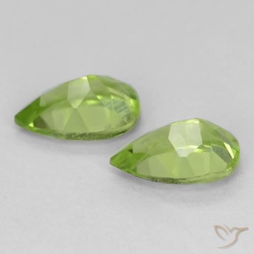 Peridot Gemstones in 6 x 4 mm (calibrated) Size for Sale, Peridot Stones in Light Lively Green Color