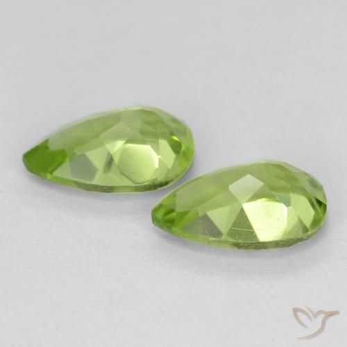 Peridot Gemstones in 6 x 4 mm (calibrated) Size for Sale, Peridot Stones in Light Lively Green Color