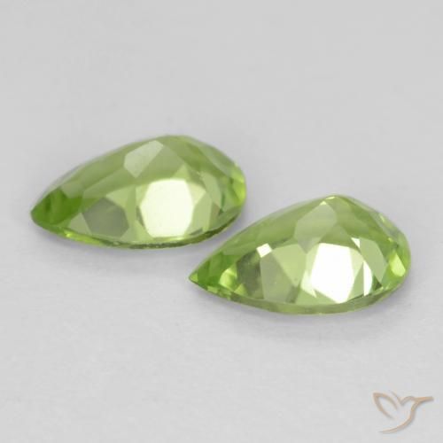 Peridot Gemstones in 6 x 4 mm (calibrated) Size for Sale, Peridot Stones in Light Lively Green Color