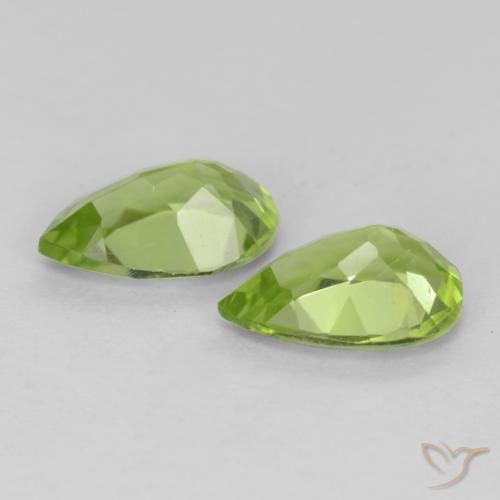 Peridot Gemstones in 6 x 4 mm (calibrated) Size for Sale, Peridot Stones in Light Lively Green Color