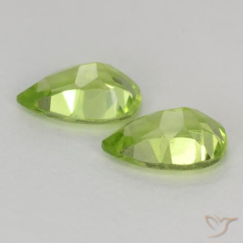 Peridot Gemstones in 6 x 4 mm (calibrated) Size for Sale, Peridot Stones in Medium Green Color