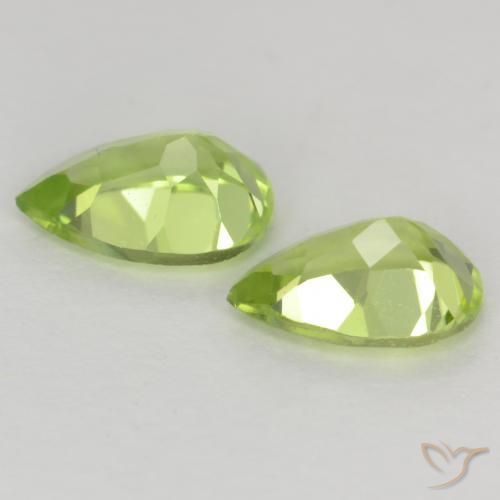 Peridot Gemstones in 6 x 4 mm (calibrated) Size for Sale, Peridot Stones in Light Lively Green Color
