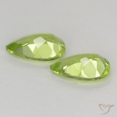 Peridot Gemstones in 6 x 4 mm (calibrated) Size for Sale, Peridot Stones in Light Lively Green Color