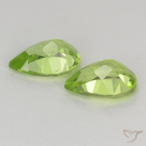 Peridot Gemstones in 6 x 4 mm (calibrated) Size for Sale, Peridot Stones in Light Lively Green Color