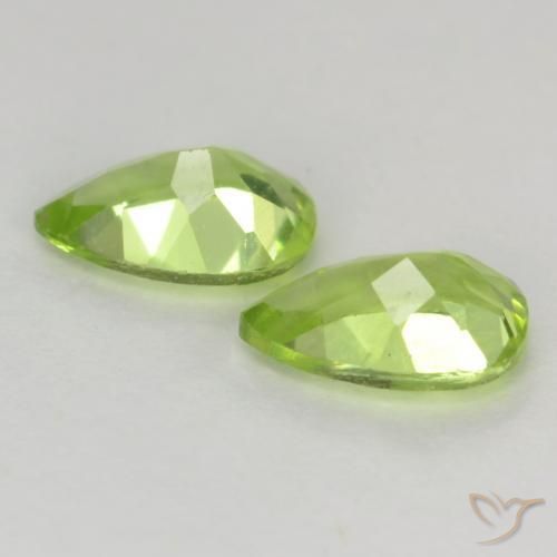 Peridot Gemstones in 6 x 4 mm (calibrated) Size for Sale, Peridot Stones in Light Lively Green Color