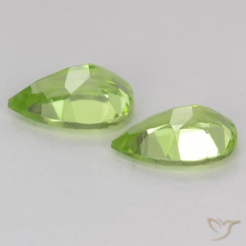 Peridot Gemstones in 6 x 4 mm (calibrated) Size for Sale, Peridot Stones in Light Lively Green Color
