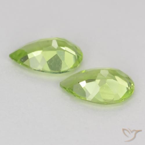 Peridot Gemstones in 6 x 4 mm (calibrated) Size for Sale, Peridot Stones in Light Lively Green Color