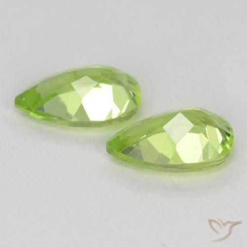 Peridot Gemstones in 6 x 4 mm (calibrated) Size for Sale, Peridot Stones in Light Lively Green Color