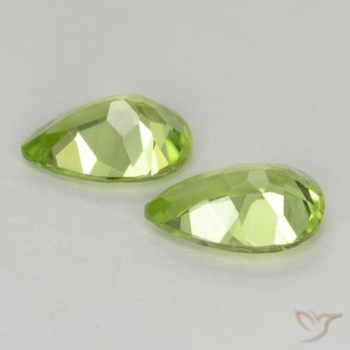 Peridot Gemstones in 6 x 4 mm (calibrated) Size for Sale, Peridot Stones in Light Lively Green Color
