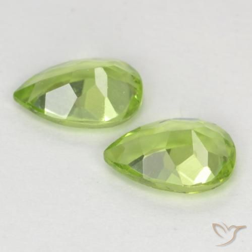 Peridot Gemstones in 6 x 4 mm (calibrated) Size for Sale, Peridot Stones in Light Lively Green Color
