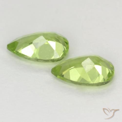 Peridot Gemstones in 6 x 4 mm (calibrated) Size for Sale, Peridot Stones in Light Lively Green Color